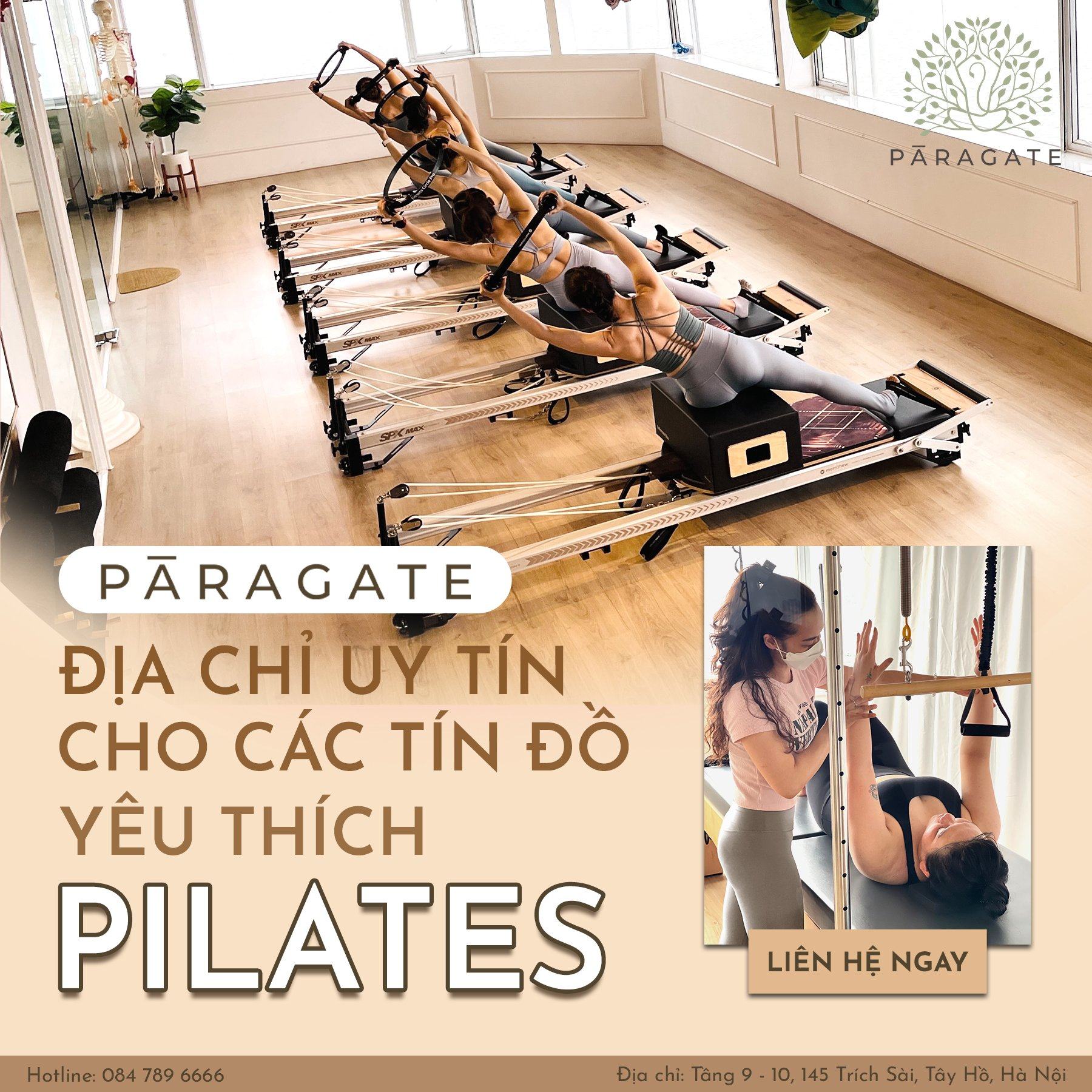 Ưu điểm của PARAGATE - Địa chỉ tập luyện Pilates 